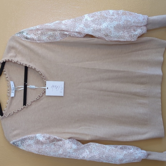 Sioni Milano‎ light sweater, Ivory color large - Picture 3 of 9